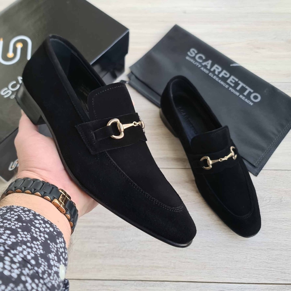 Leather Loafer with Hand-stitched Sole